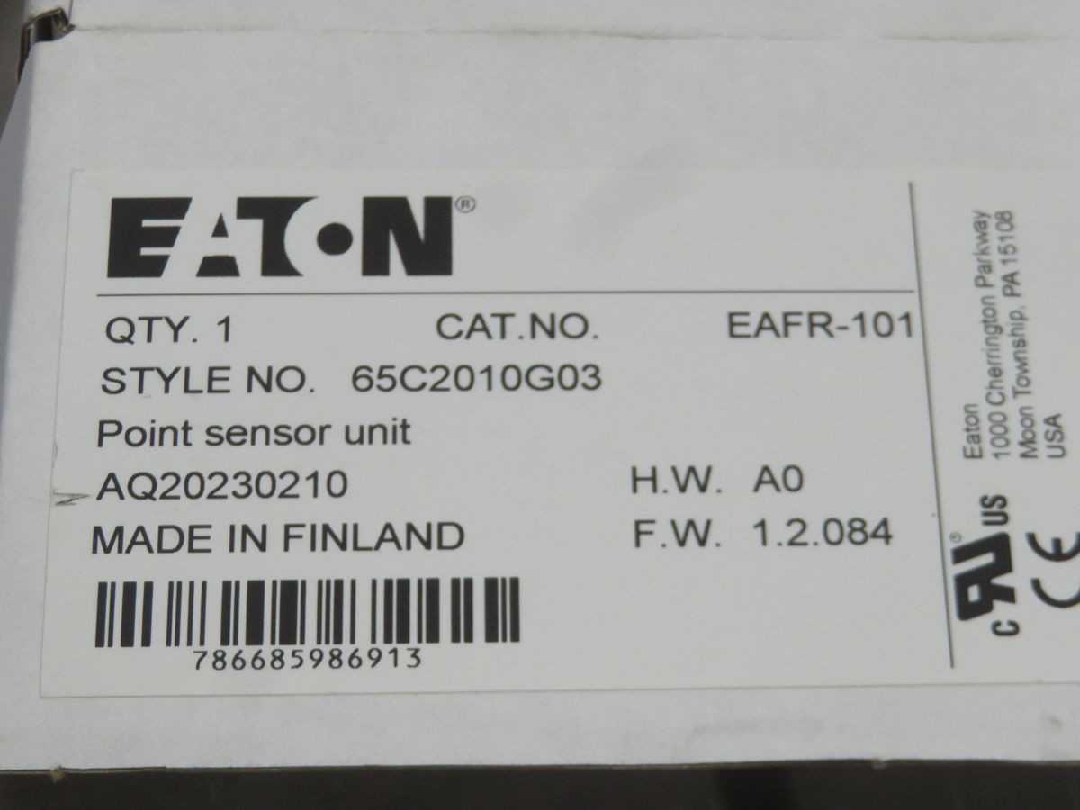 EATON EAFR-101 RELAYS, 12 FO SENSORS, 4 DRY CONTACT RELAYS, <2 MS RESPONSE - PROTECTION RELAY