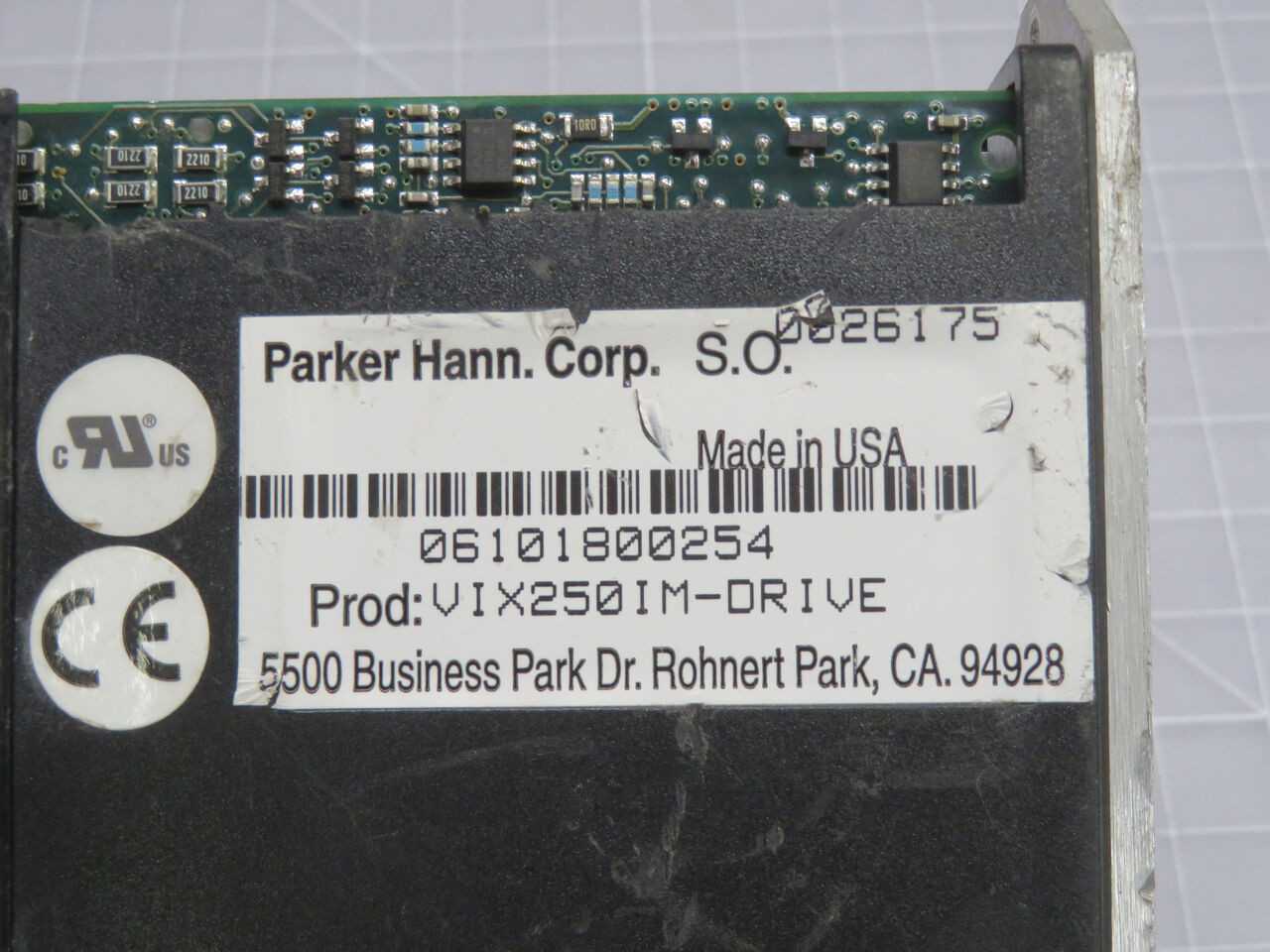 PARKER VIX250IM STEPPER DRIVE, 24-80 VDC INPUT, 4 A PEAK CURRENT, 5 DIG IN, 3 DIG OUT - SERVO DRIVES