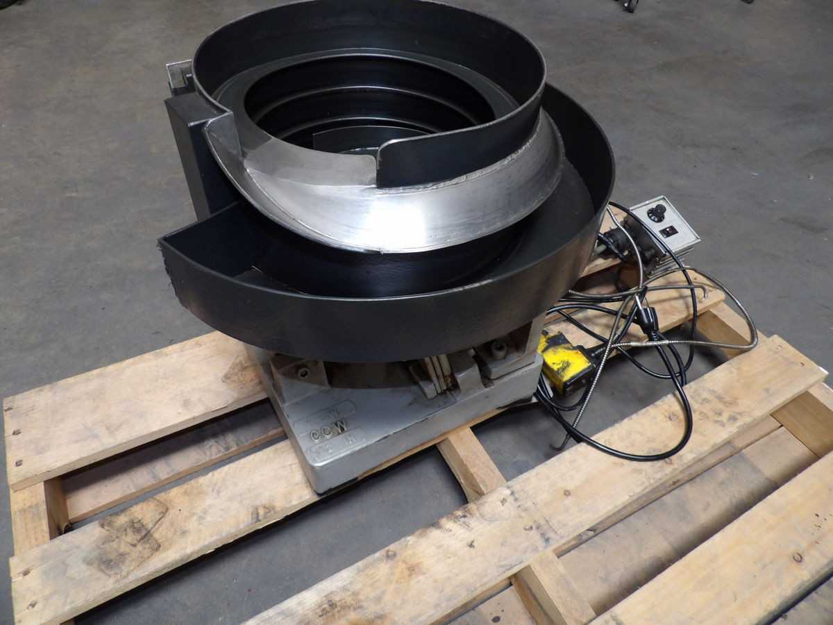 CCW Bowl Feeder 12" - Efficient Parts Handling Solution - VIBRATORY FEEDER