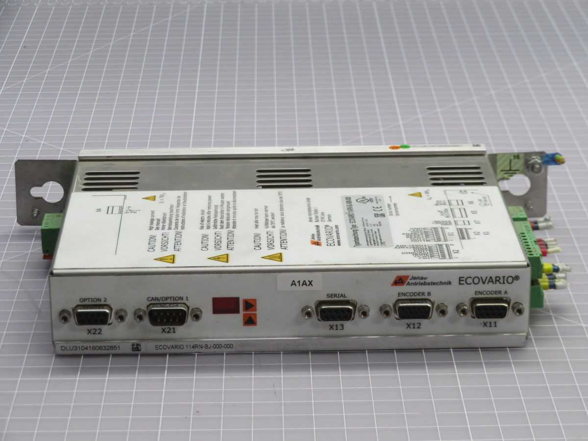 JENAER ANTRIEBSTECHNIK 114RN-BJ-000-000 ECOVARIO T264722 - MOTOR DRIVES