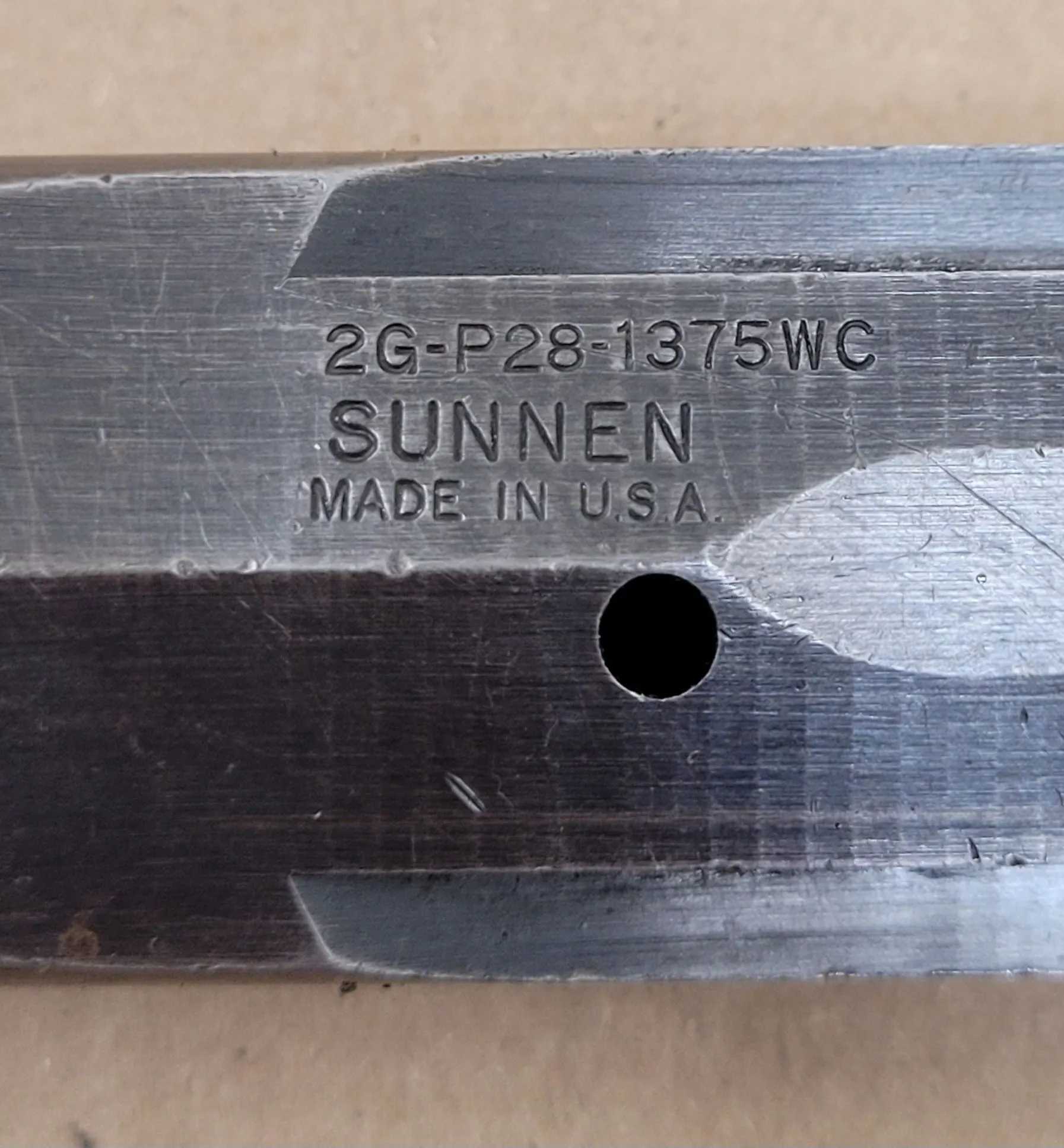 SUNNEN 2G-P28-1375 WC HONING MANDREL, DIA RANGE 1.355"-1.500", ABRASIVE L 6 3/8" - MACHINE TOOLING