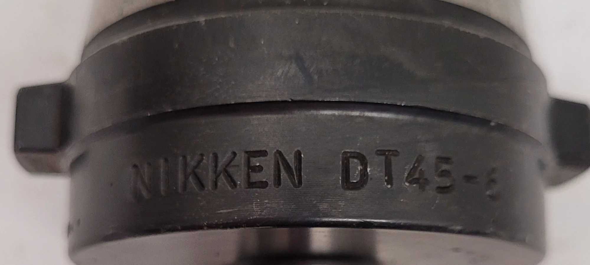 NIKKEN DT454-6 TOOL HOLDER, CAT 45, OAL 5-1/4IN, BORE 1/8IN - MACHINE TOOLING