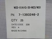 LOT OF 250 TE CONNECTIVITY W23-X1A1G-35 CIRCUIT BREAKERS - CIRCUIT BREAKERS