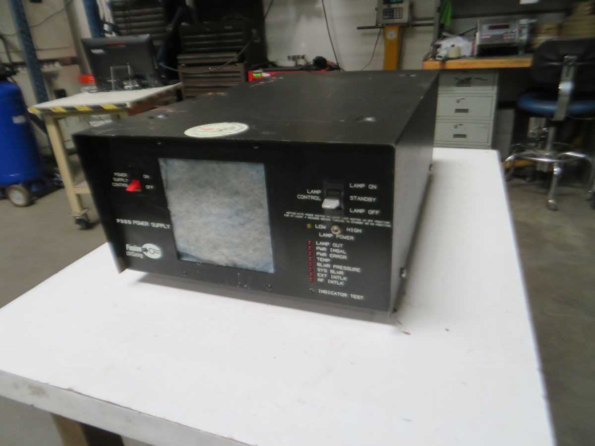 FUSION SYSTEMS CORPORATION P 305 POWER SUPPLY UV CURING M7141 - POWER SUPPLIES
