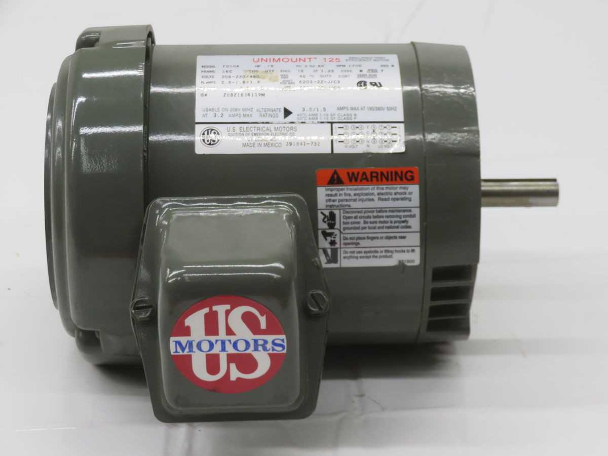 US MOTORS Z08Z163R119M MOTOR T265597 - ELECTRIC MOTORS