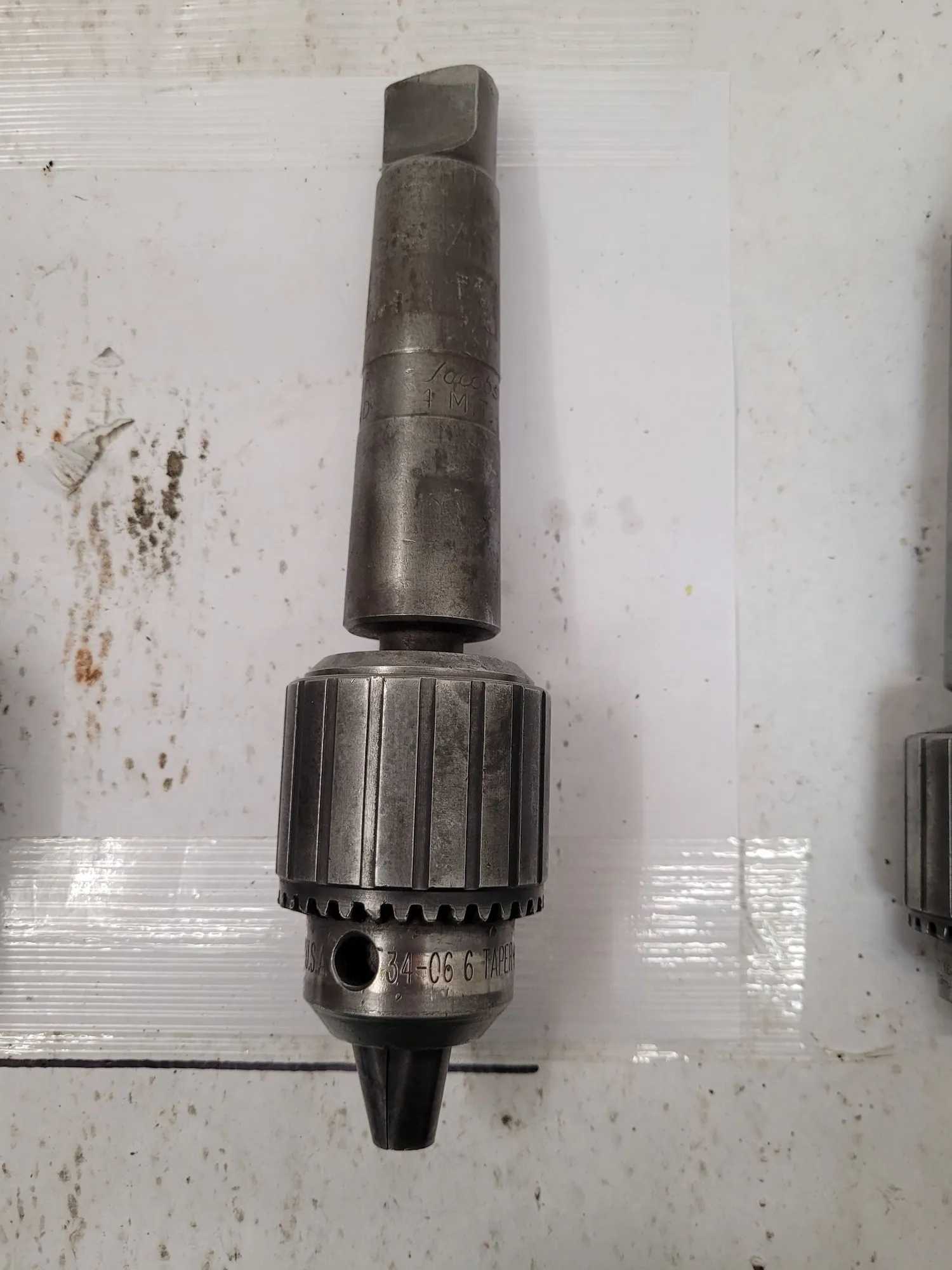 JACOBS DRILL CHUCK SET (3) - 34-06 (0-1/2"), NO.11 SUPER (0-3/8"), #36 (5-20MM) WITH MT SHANKS - MACHINING TOOLING & PARTS