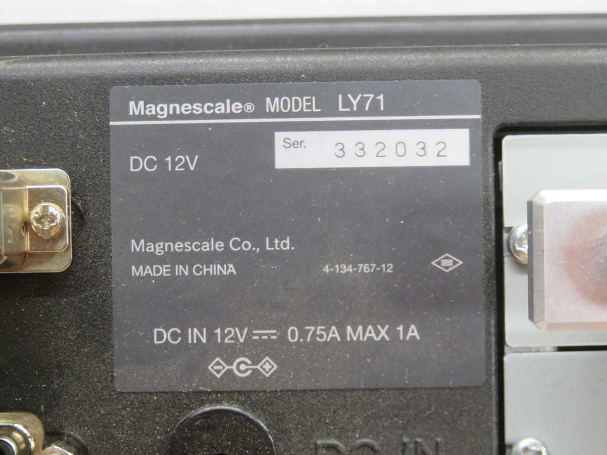 Magnescale LY71 Weight Indicator T262859 - Precision Measurement Tool - HMIS & DISPLAYS