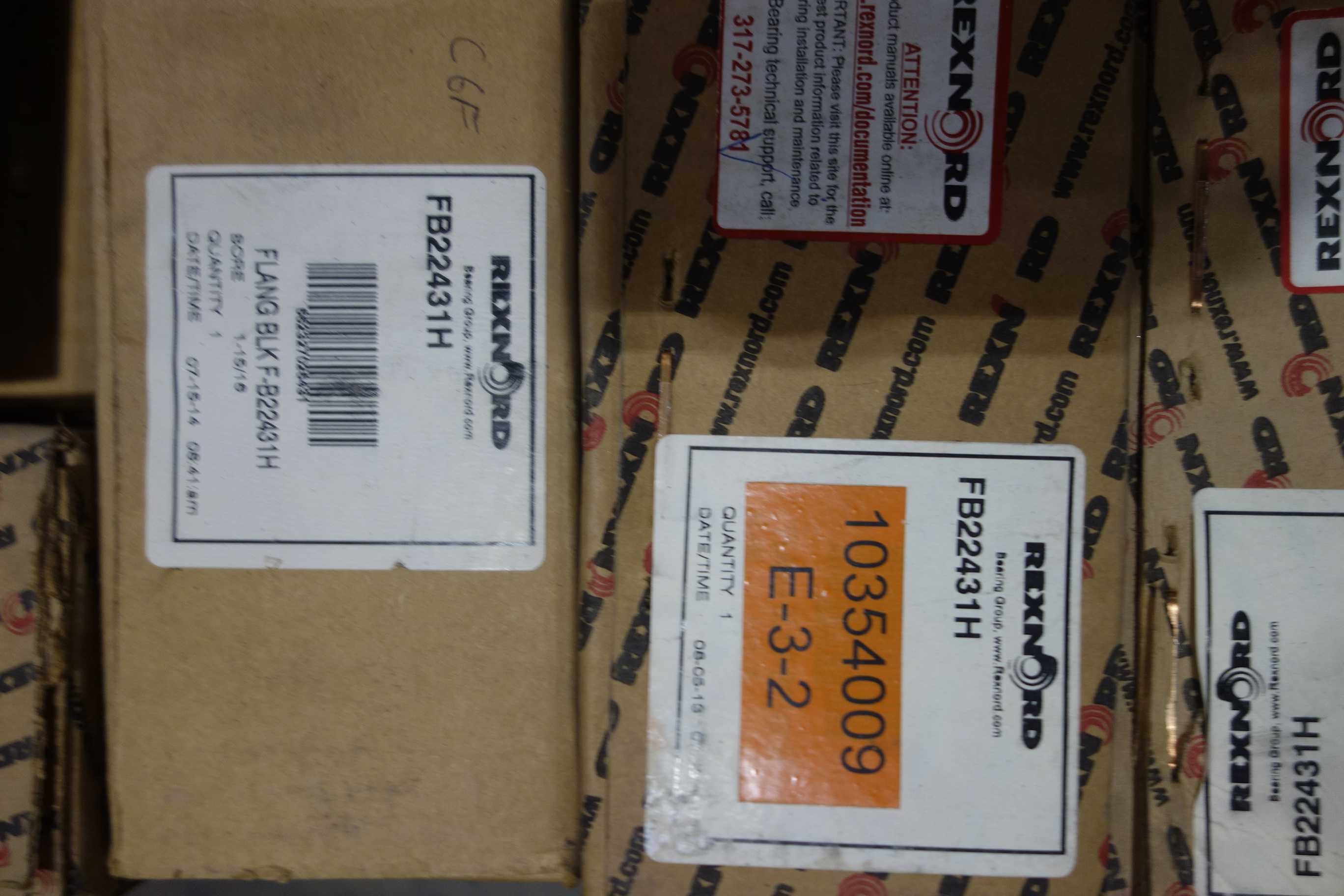 SKU 1773461 - PALLET OF ASSORTED REXNORD BEARINGS - BEARINGS