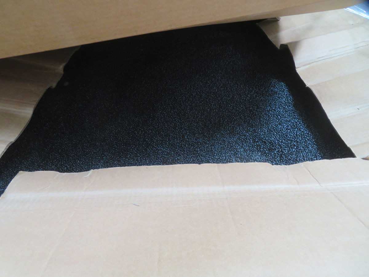 LOT OF 1600 LBS WASHINGTON PENN PLASTICS PPC1CF0.5-BLACK SPECIALIZED POLYPROPYLENE (PP) COPOLYMER COMPOUND. T268352 - INDUSTRIAL PARTS