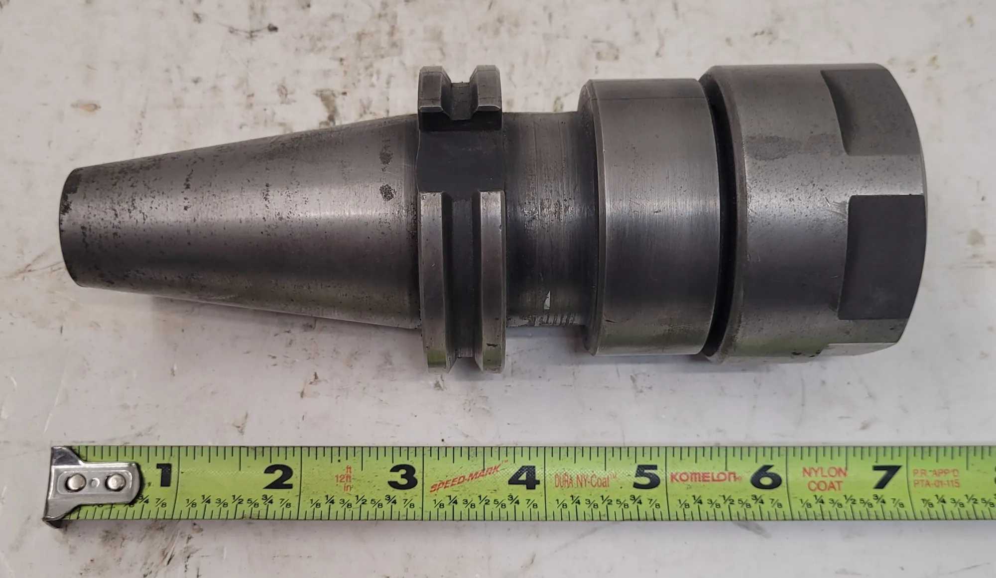 COMMAND CAT 40 TOOL HOLDER – 1IN DIAMETER HOLE, TAPERED SHANK, BODY 2.42IN, OAL 6.5IN - MACHINING TOOLING & PARTS