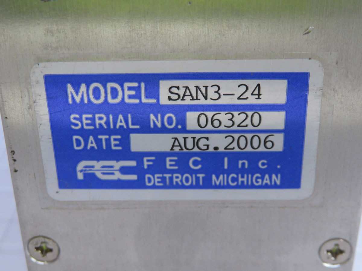 FEC SAN3-24 SERVO DRIVE T262137 - SERVO DRIVES