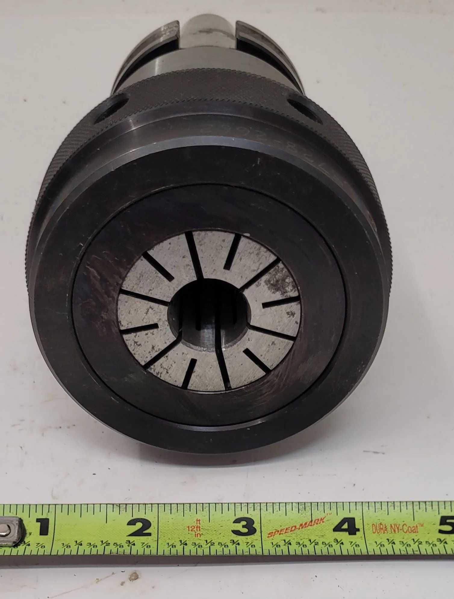 KENNAMETAL CV40TG150488 CAT 40 COLLET CHUCK OAL: 7.5” GAUGE: 4.75” BODY DIA: 2.60” - MACHINE TOOLING