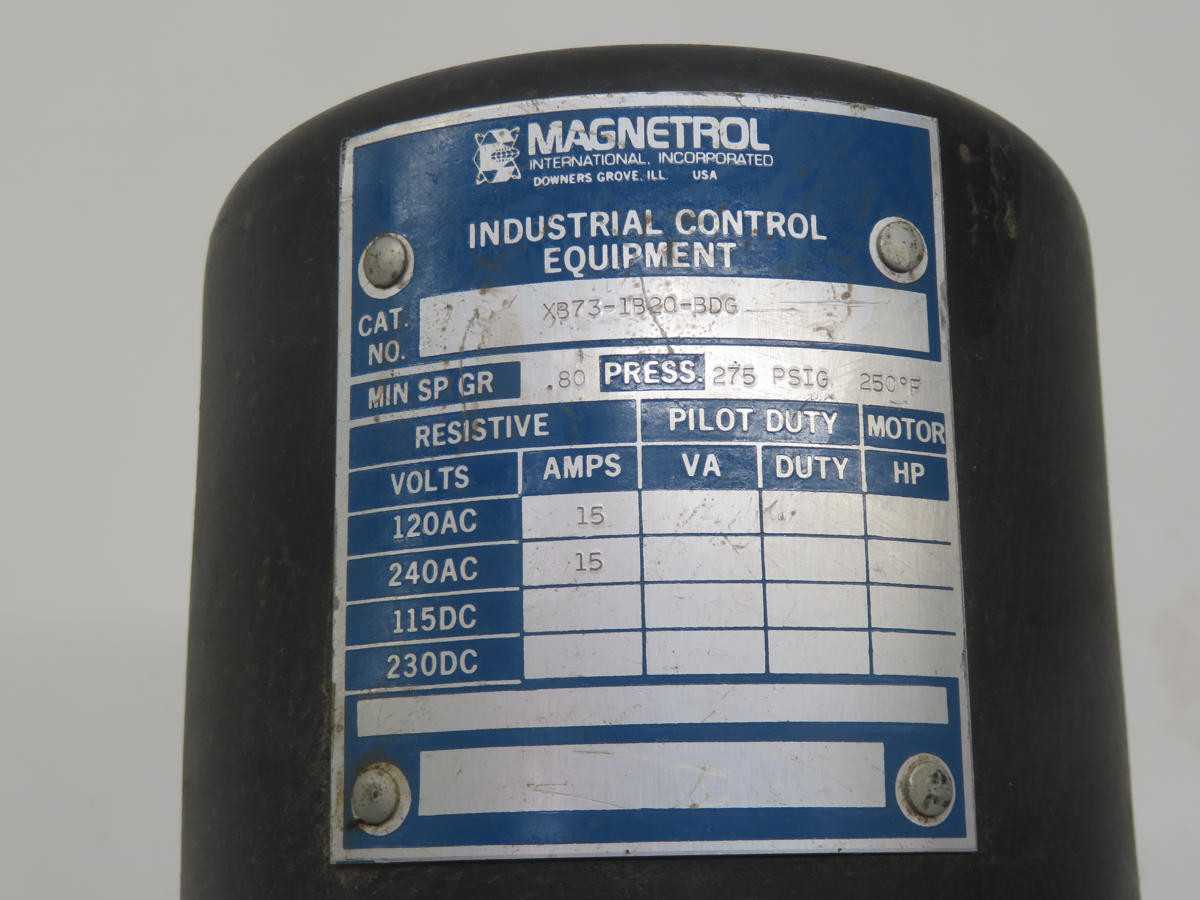 MAGNETROL XB73-1B20-BDG LIQUID LEVEL CONTROL SWITCH T228250 - LEVEL MEASUREMENT