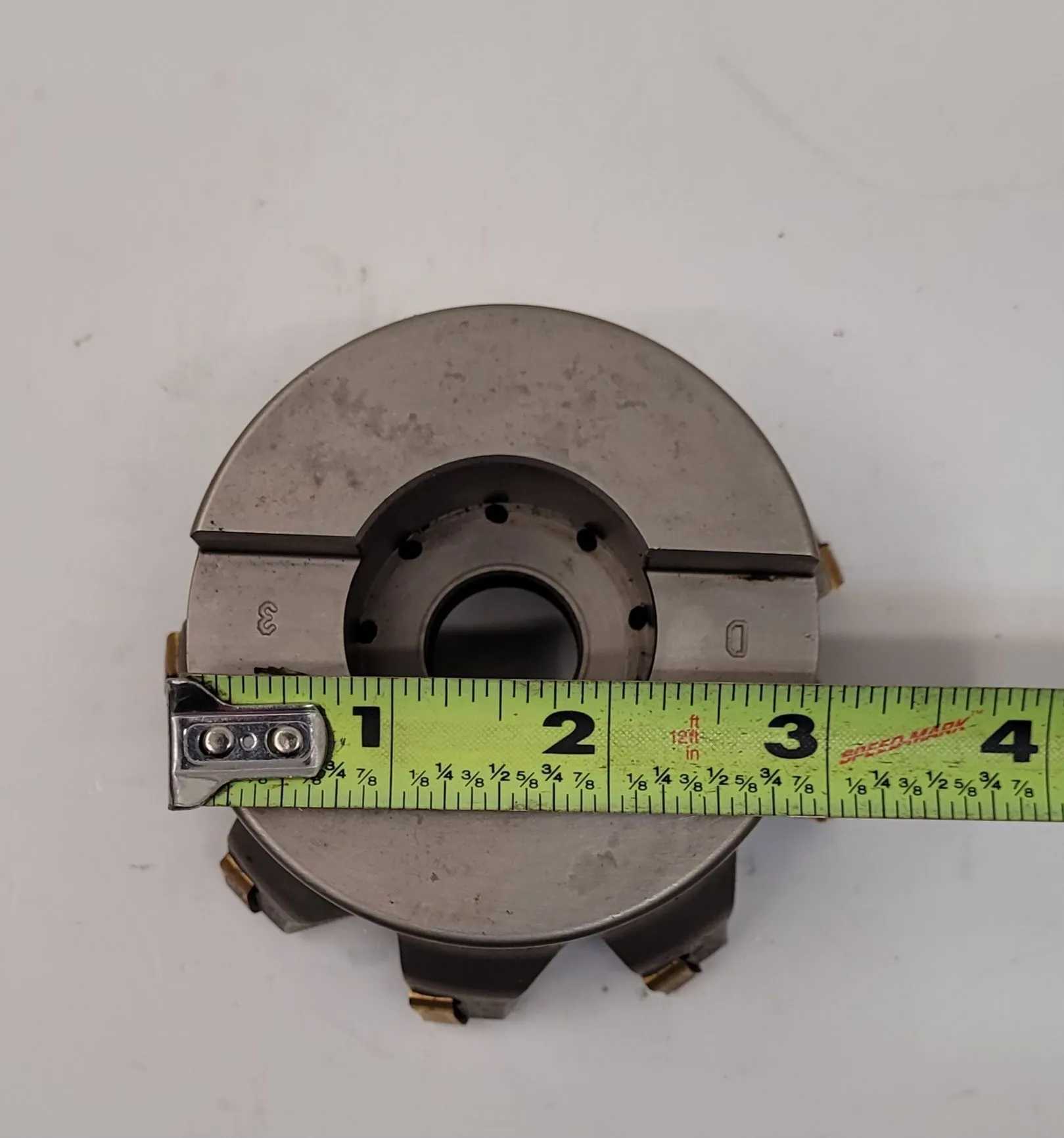 INGERSOLL DD6H-40R01 4" - 9 INSERT FACE MILL - CUTTING DIA. 4.000", DOC MAX 0.065" - MACHINING TOOLING & PARTS