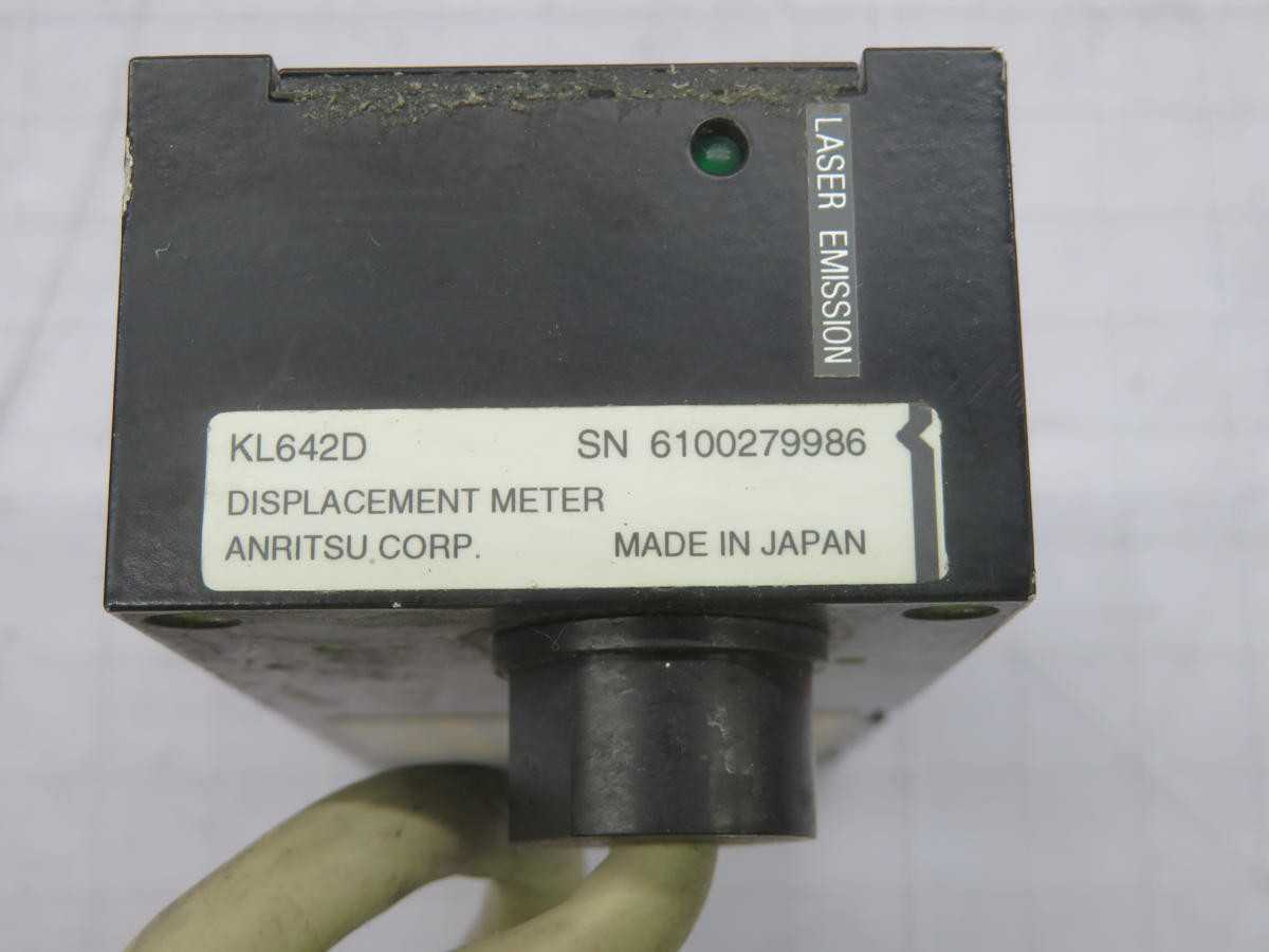 ANRITSU 6802 KL642D, METERS FOR AUTOMATION, LASER DISPLACEMENT SENSOR - INSTRUMENTATION