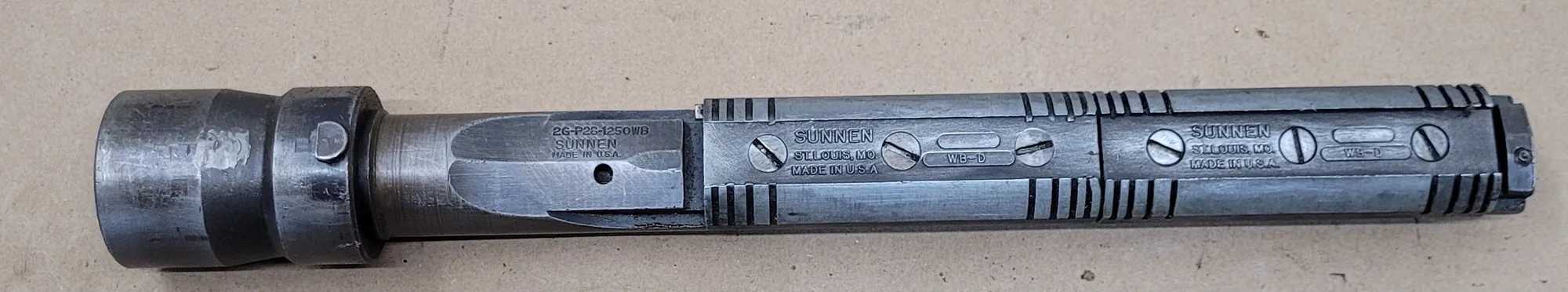 SUNNEN 2G-P28-1250 WB HONING MANDREL 1.230-1.375" DIAMETER RANGE 6.562" ABRASIVE LENGTH - MACHINING TOOLING & PARTS