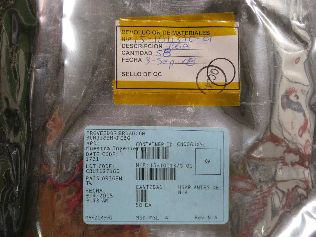 LOT OF 55 BROADCOM BCM3383MKFEBG ICS - ELECTRONIC COMPONENTS