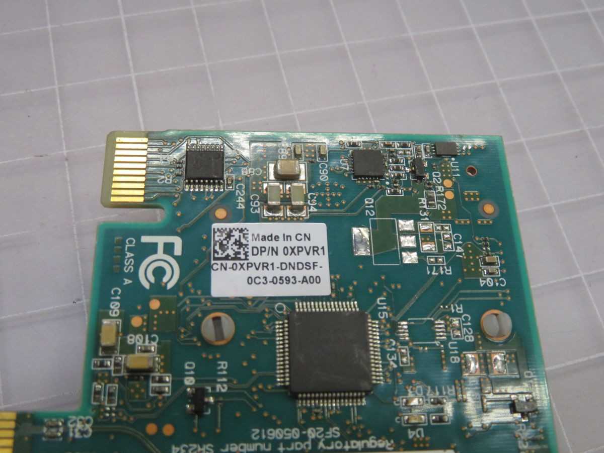 SOLARFLARE SF20-050612 CN-0XPVR1-DNDSF-0C3-0593-A00 ETHERNET NETWORK CARD T265159 - TELECOMMUNICATION