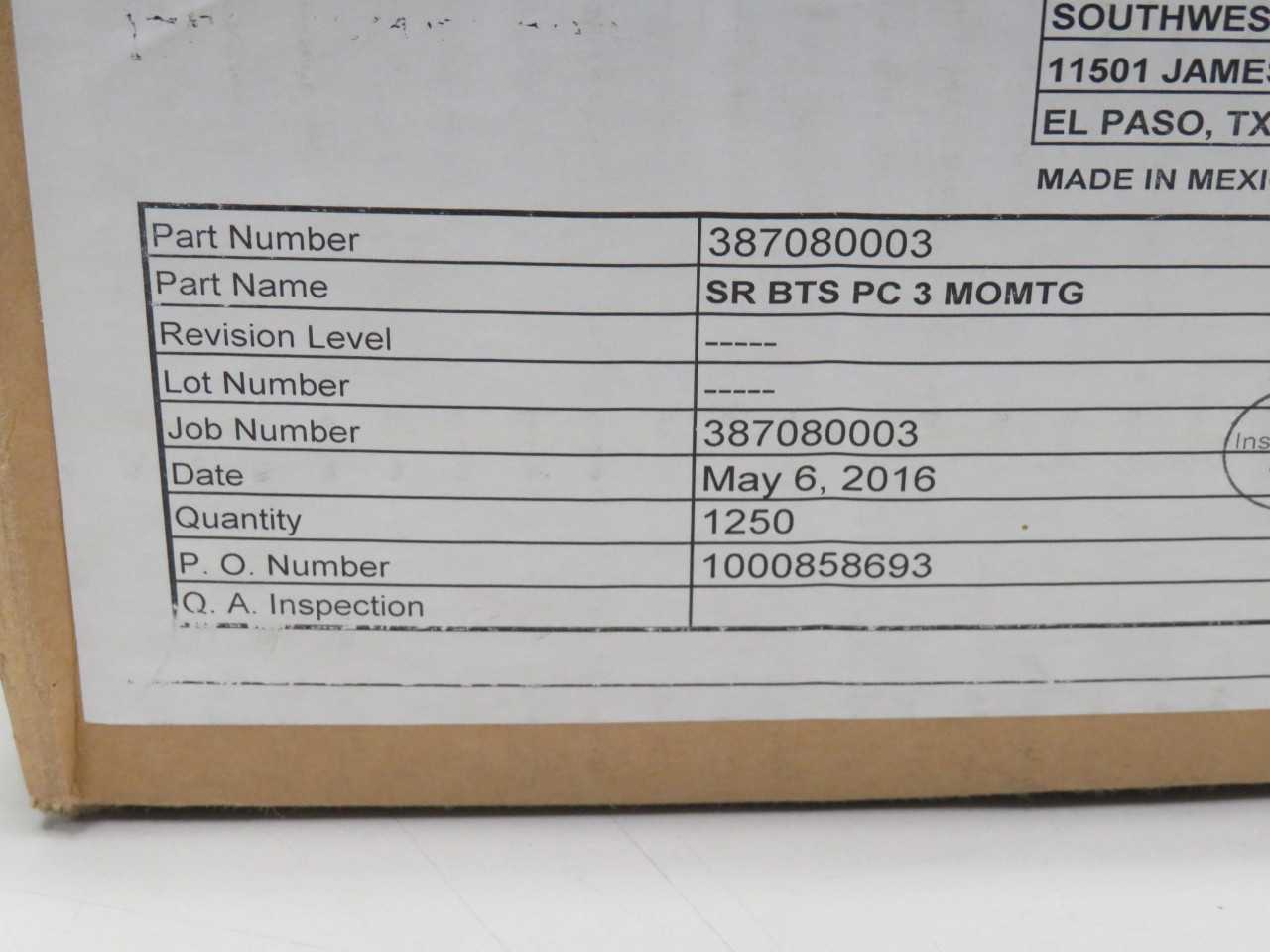 LOT OF 1240 MOLEX 0387080003 SR BTS PC 3 MOMTG TERMINAL BLOCKS - TERMINAL BLOCKS