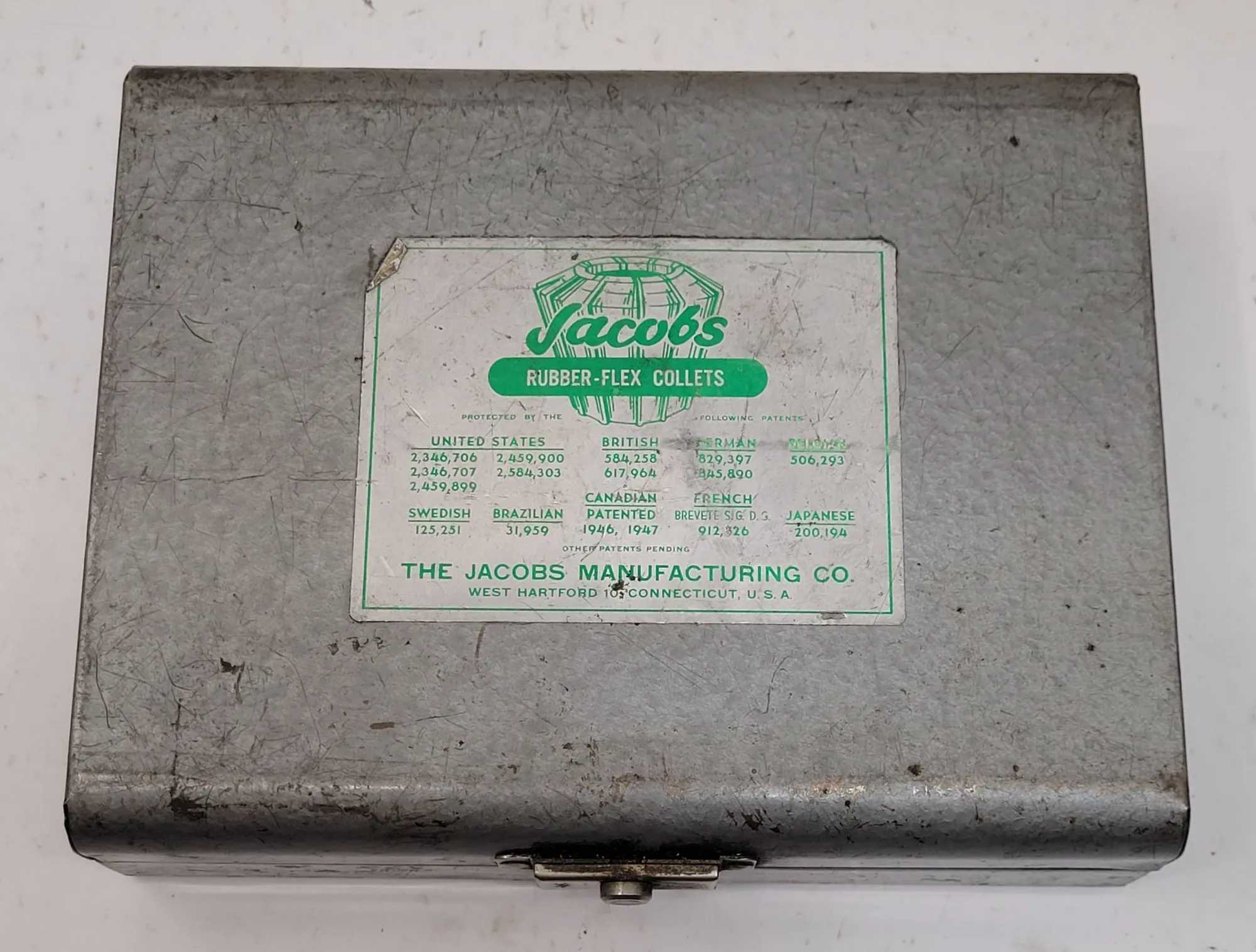 JACOBS RUBBER FLEX COLLETS - RANGE: 5/8IN - 1-3/8IN - MACHINE TOOLING
