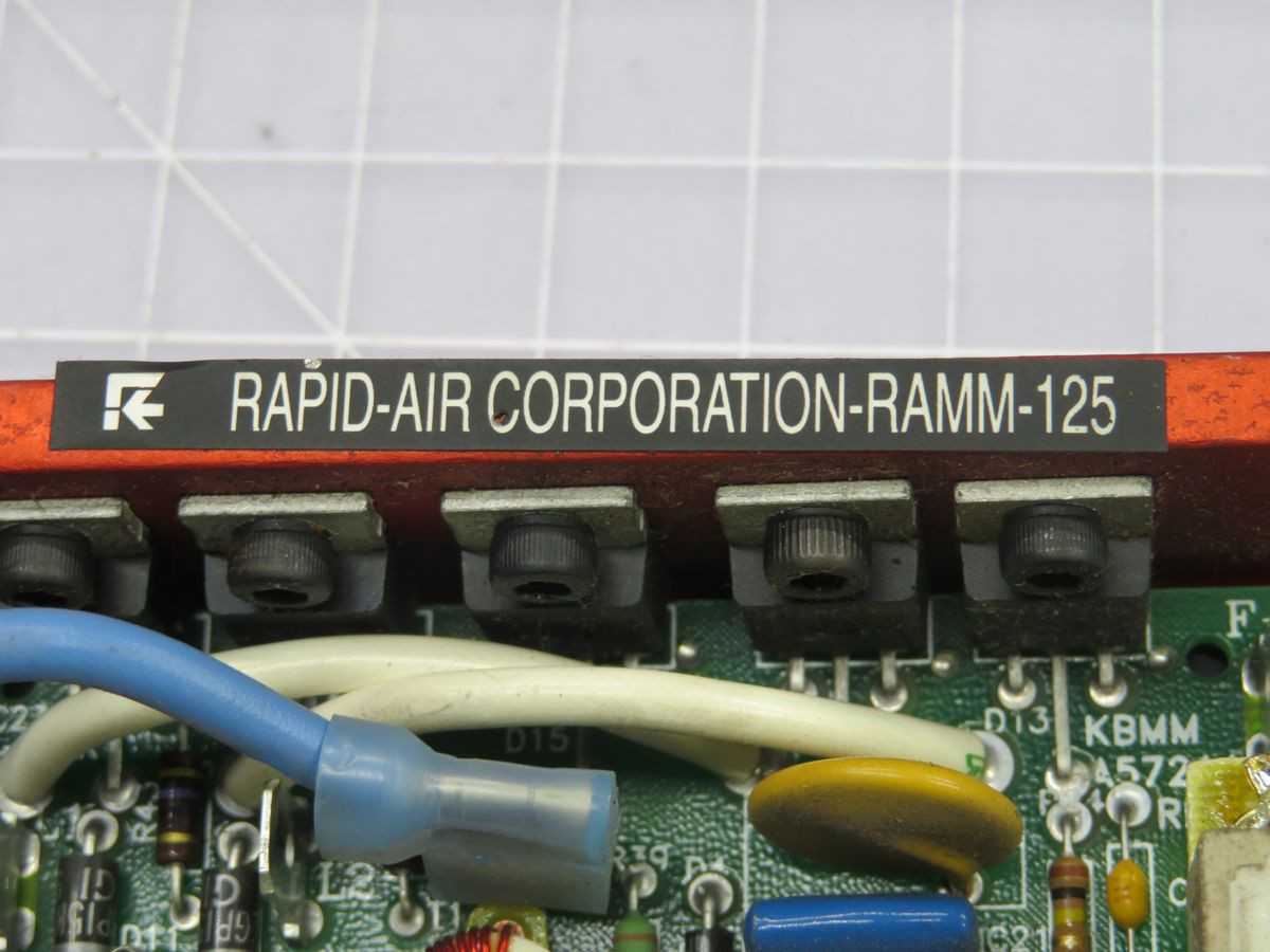 RAPID-AIR RAMM-125, DC DRIVES - DC DRIVES