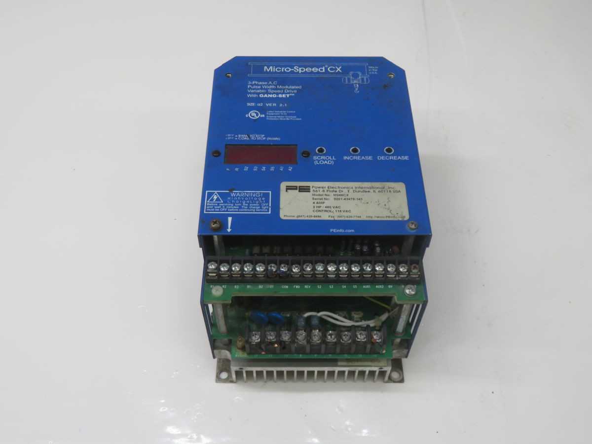 POWER ELECTRONICS M246CX VARIABLE FREQUENCY DRIVE (VFD) T268354 - MOTOR DRIVES