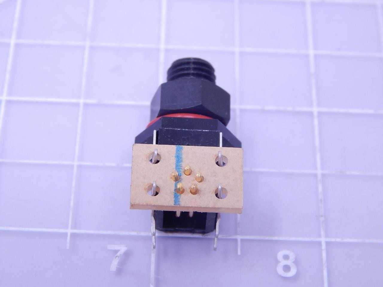 LOT OF 280 BRAD HARRISON 1200900035 PCB NANO CHANGE RECEPTACLE 5 POLE MALE RIGHT ANGLE - PLUGS & RECEPTACLES