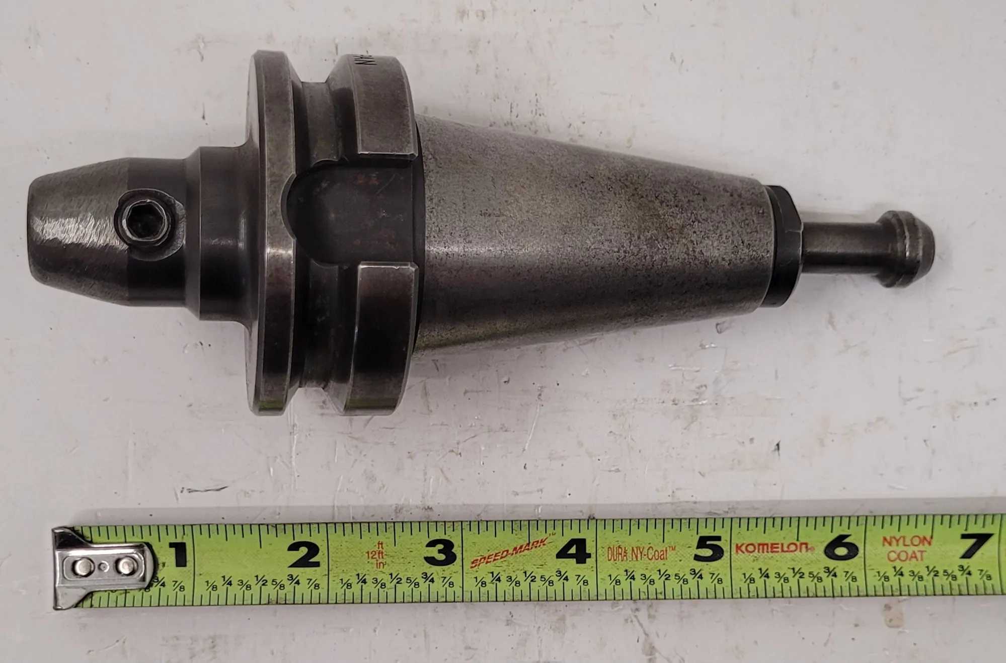 LYNDEX B4006-0375 BT40 TAPER SHANK END MILL HOLDER CAT 40 OAL 5" BORE 3/8IN - MACHINING TOOLING & PARTS