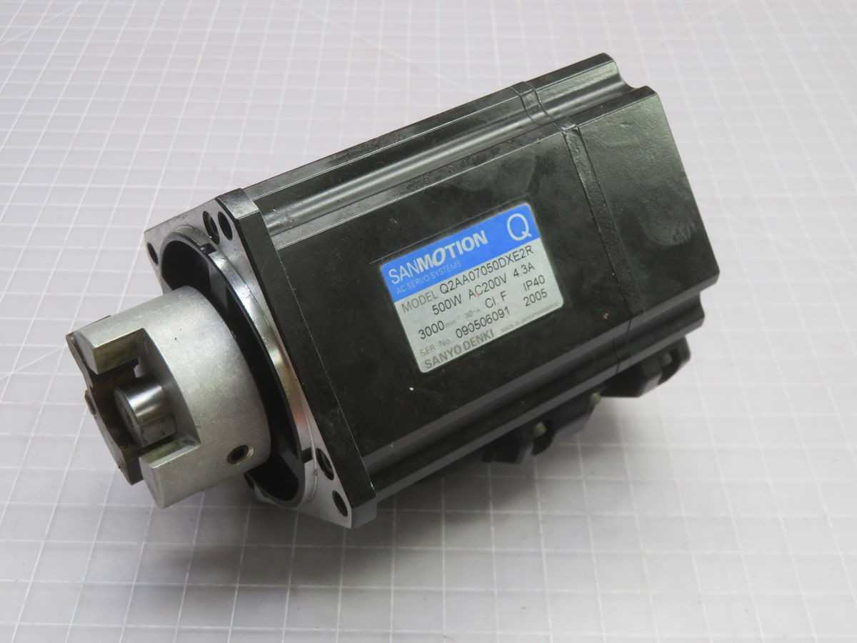 SANYO DENKI Q2AA07050DXE2R SERVO MOTOR T266855 - SERVO MOTORS