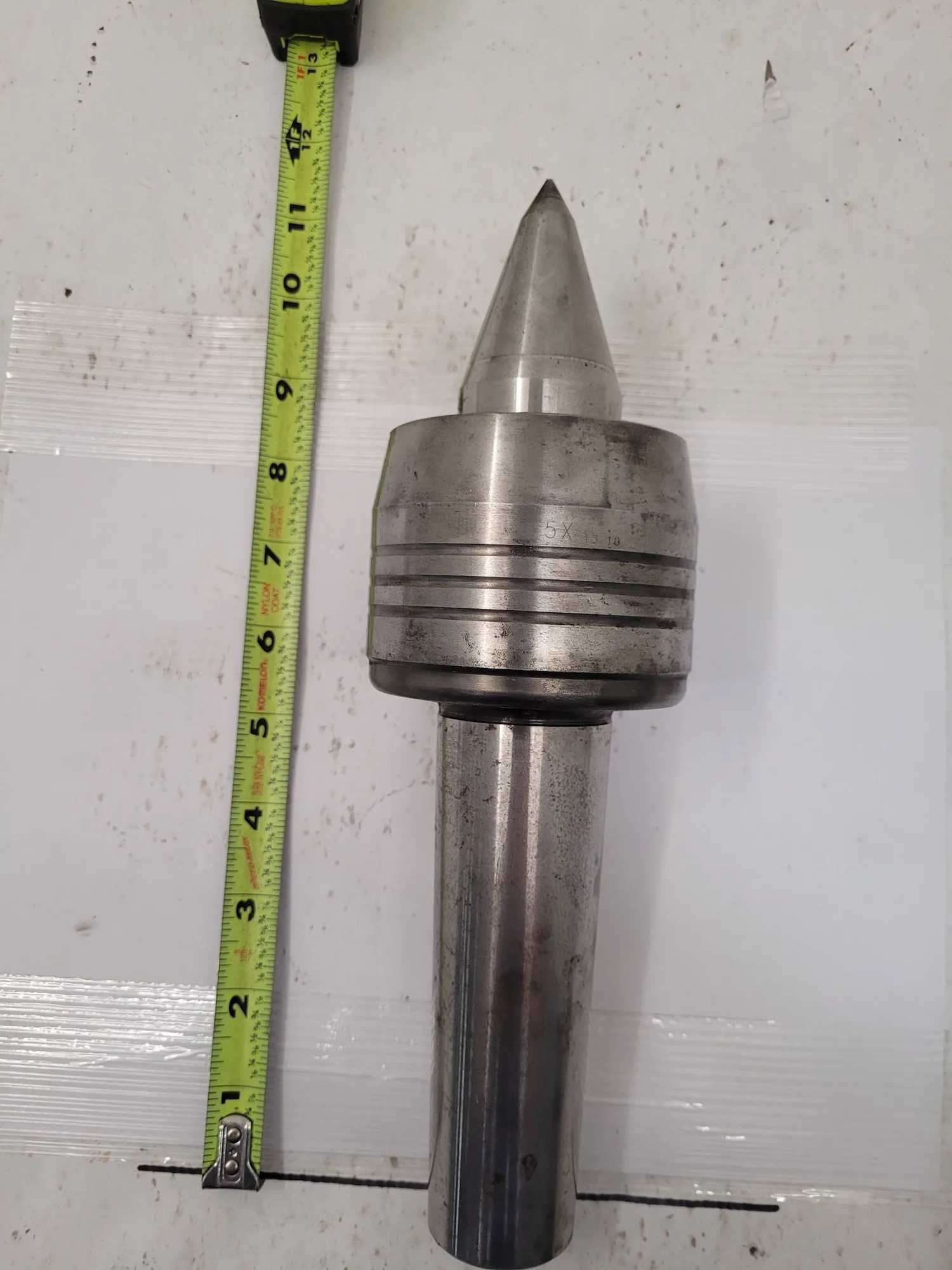 SHARS MORSE TAPER 5 LIVE CENTER, BZ MT5X - MACHINING TOOLING & PARTS