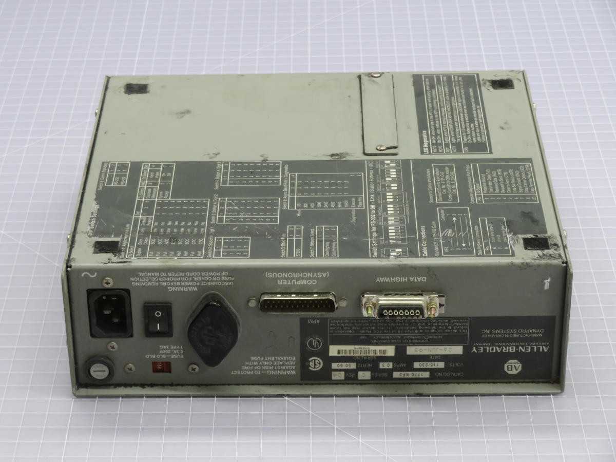Allen Bradley 1770-KF2 Async Interface Mod, RS-232/422/423, 110-19200 Baud, 115/230VAC, 0.3A - SERVO DRIVES