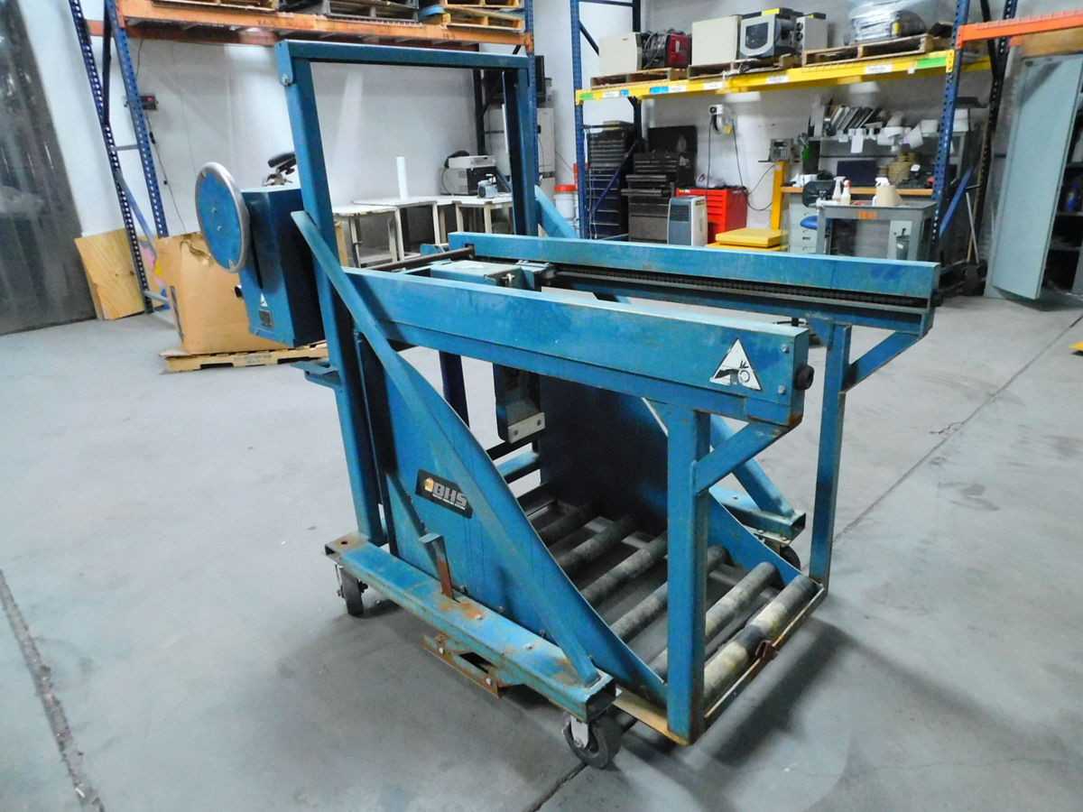 BHS BTC-24MPP BATTERY TRANSFER CARRIAGE WITH MECHANICAL PUSH/PULL LOADER 3000 LBS. M7515 - BATTERY CHARGERS