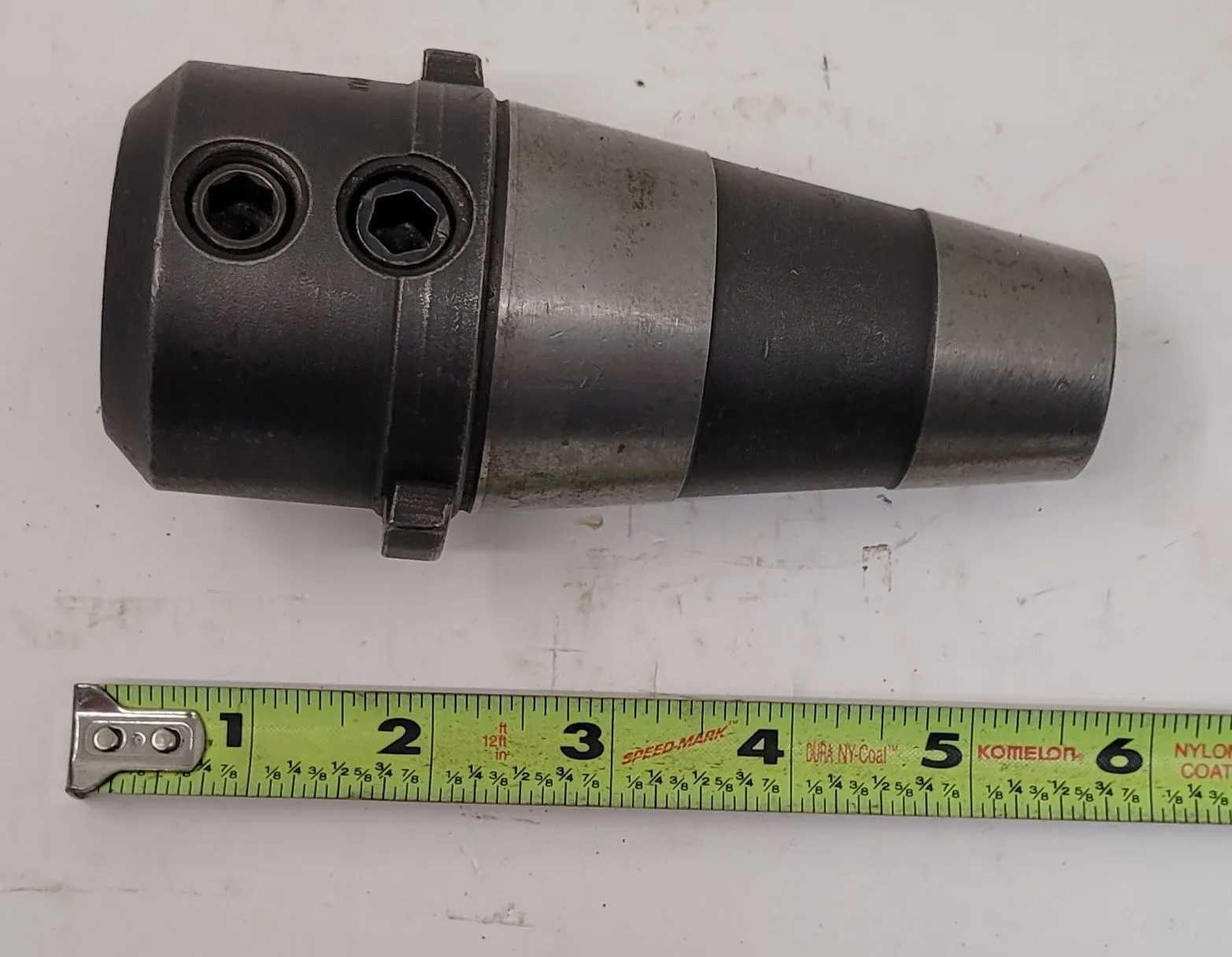 NIKKEN EC45-7/8 END MILL HOLDER, CAT 45, OAL: 5-1/4IN, BORE: 7/8IN - MACHINING TOOLING & PARTS