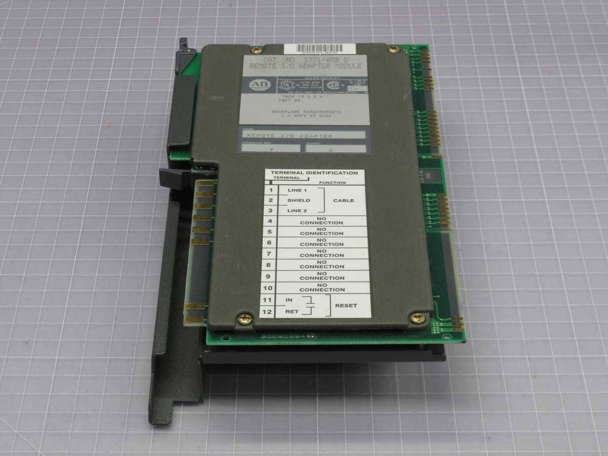 ALLEN BRADLEY 1771-ASB IO MODULES, 32 I/O MODULES CAPACITY, 1.0 A POWER, 5 VDC - AUTOMATION & CONTROLS