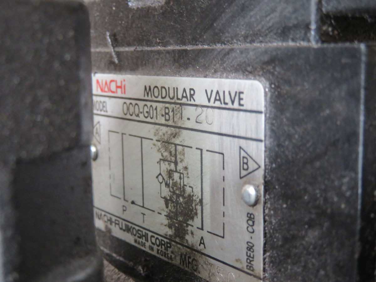 NACHI OCQ-G01-B1-20 POWER MEISTER PUMP W SERVO SGMGH-30ACA2S T263311 - HYDRAULIC VALVE