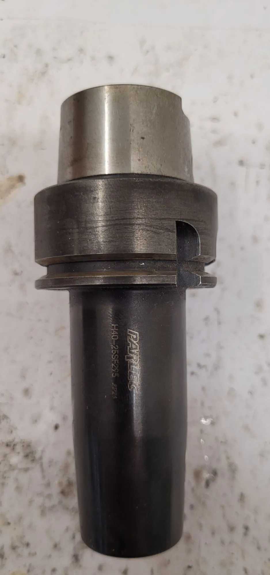 PARLEC H40-25SF295 1/4" SHRINK FIT CHUCK, .25" HOLE DIA, 4.0" OAL, HSK40A INTERFACE - MACHINING TOOLING & PARTS