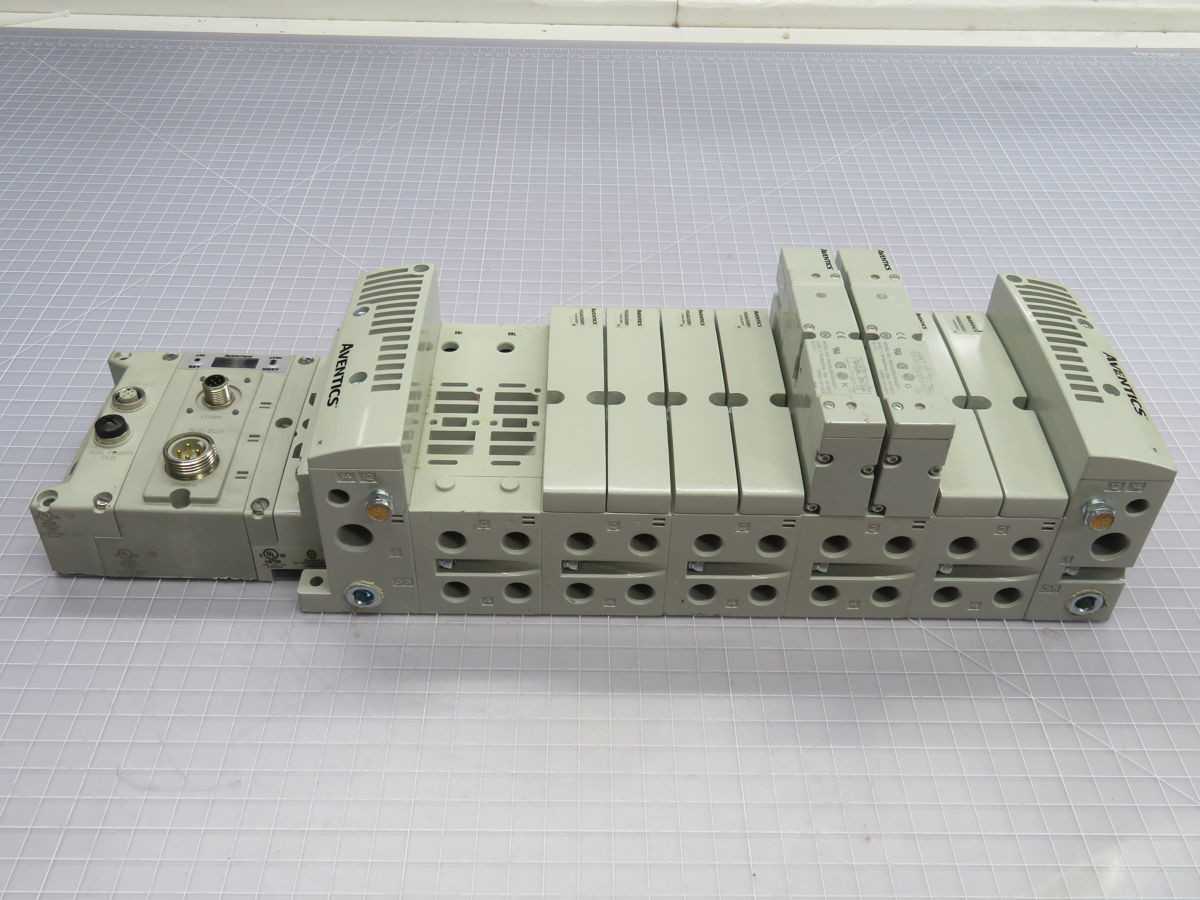 AVENTICS SOLENOID VALVE MANIFOLD ASSEMBLY T267978 - PNEUMATIC VALVE