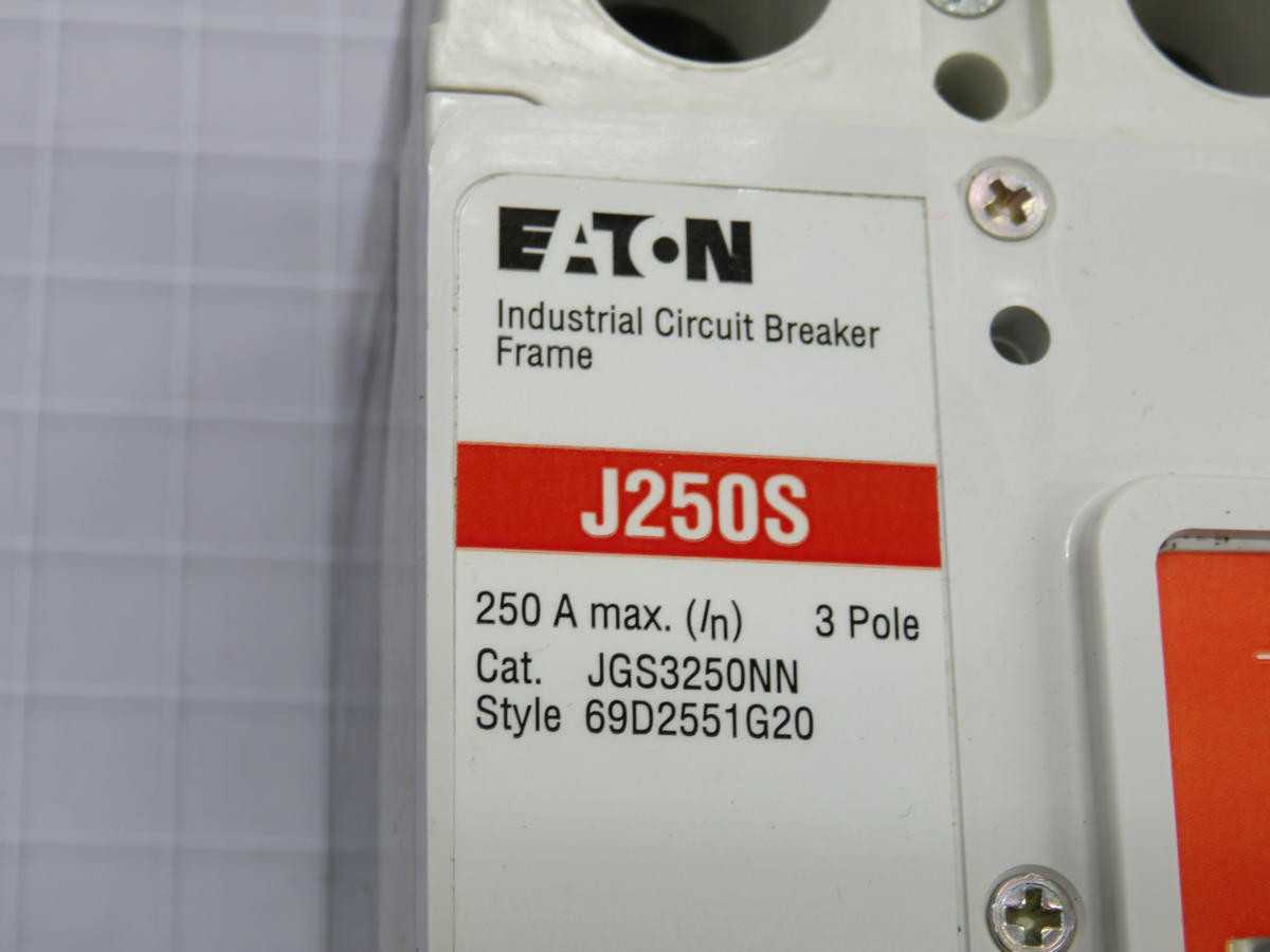 EATON J250S INDUSTRIAL CIRCUIT BREAKER FRAME T217978 - CIRCUIT BREAKERS