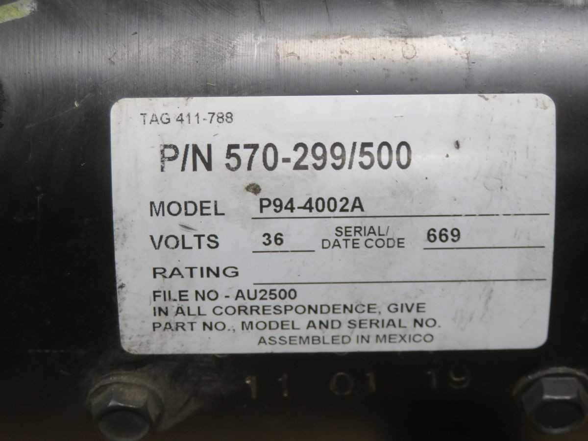 P94-4002A 570-299/500 HYDRAULIC POWER UNIT T262818 - HYDRAULIC POWER UNIT