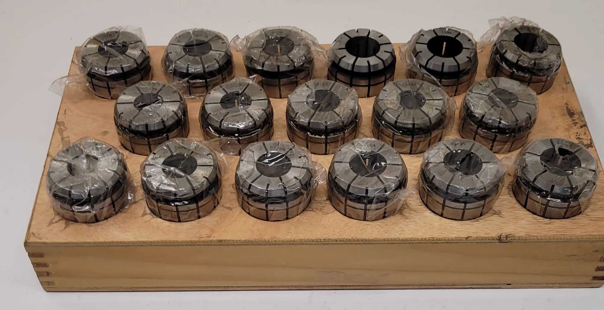 TECHNIKS TG 150 COLLET SET OF 17 - MACHINING TOOLING & PARTS