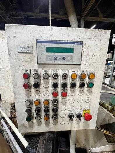 APEX 9 TON HYDRAULIC BROACHING MACHINE WITH 48" STROKE & CHIP CONVEYOR - MACHINING
