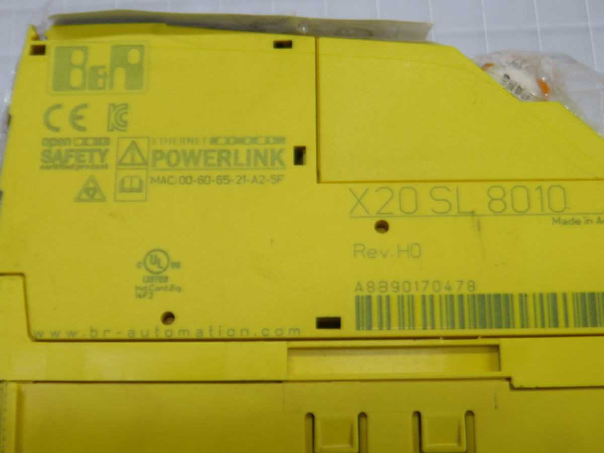 B&R X20 SL 8010 Controller T261477 - High Performance Automation Solution - PLC MODULES