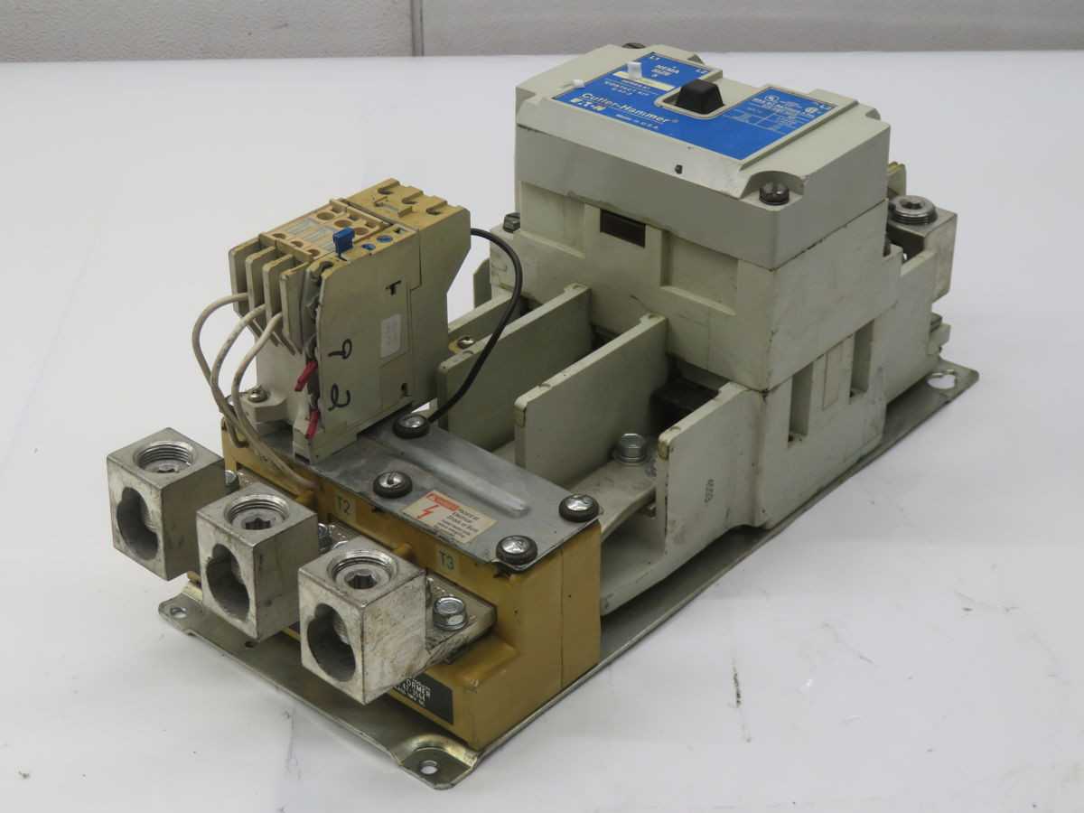 EATON AN16SNO AN16SN0 STARTER NEMA SIZE 5 ASSY W CRACK ON HOUSING T267425 - INDUSTRIAL PARTS