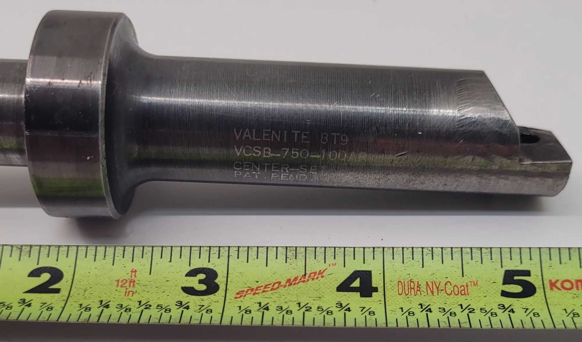 VALENITE VCSB-750-100AR CENTER SET - MACHINE TOOLING
