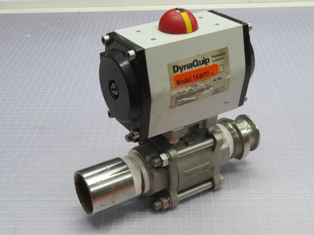 DYNAQUIP 1AWP7 HIGH PERFORMANCE, ACTUATED 2-WAY BALL VALVE T268842 - BALL VALVE
