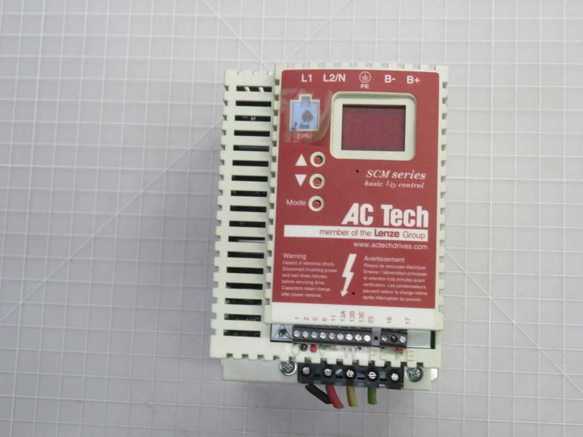 AC TECH SM010S STANDARD INVERTER DRIVE T264798 - AC VFD DRIVES