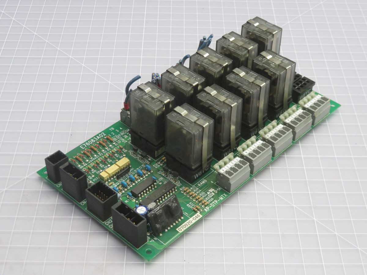 MORI SEIKI AP-DTP-MTX E76083A02 RELAY BOARD T264002 - PCB CIRCUIT BOARDS