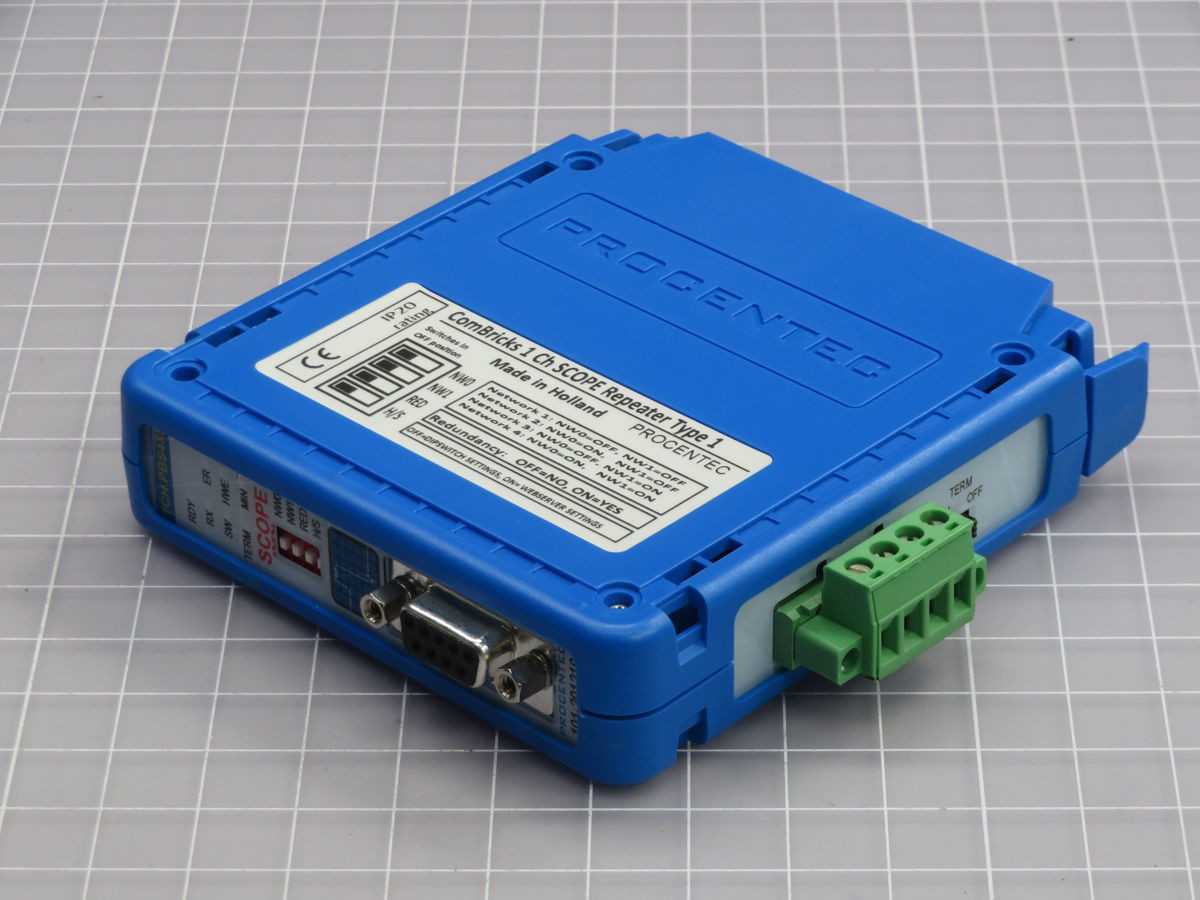 PROCENTEC 101-201210 SCOPE REPEATER MODULE T261278 - PLC MODULES