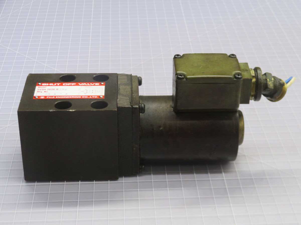 Fuji LVSH-203G-D2TB Shut-Off Valve T263438 - Reliable Performance - HYDRAULIC RELIEF VALVE