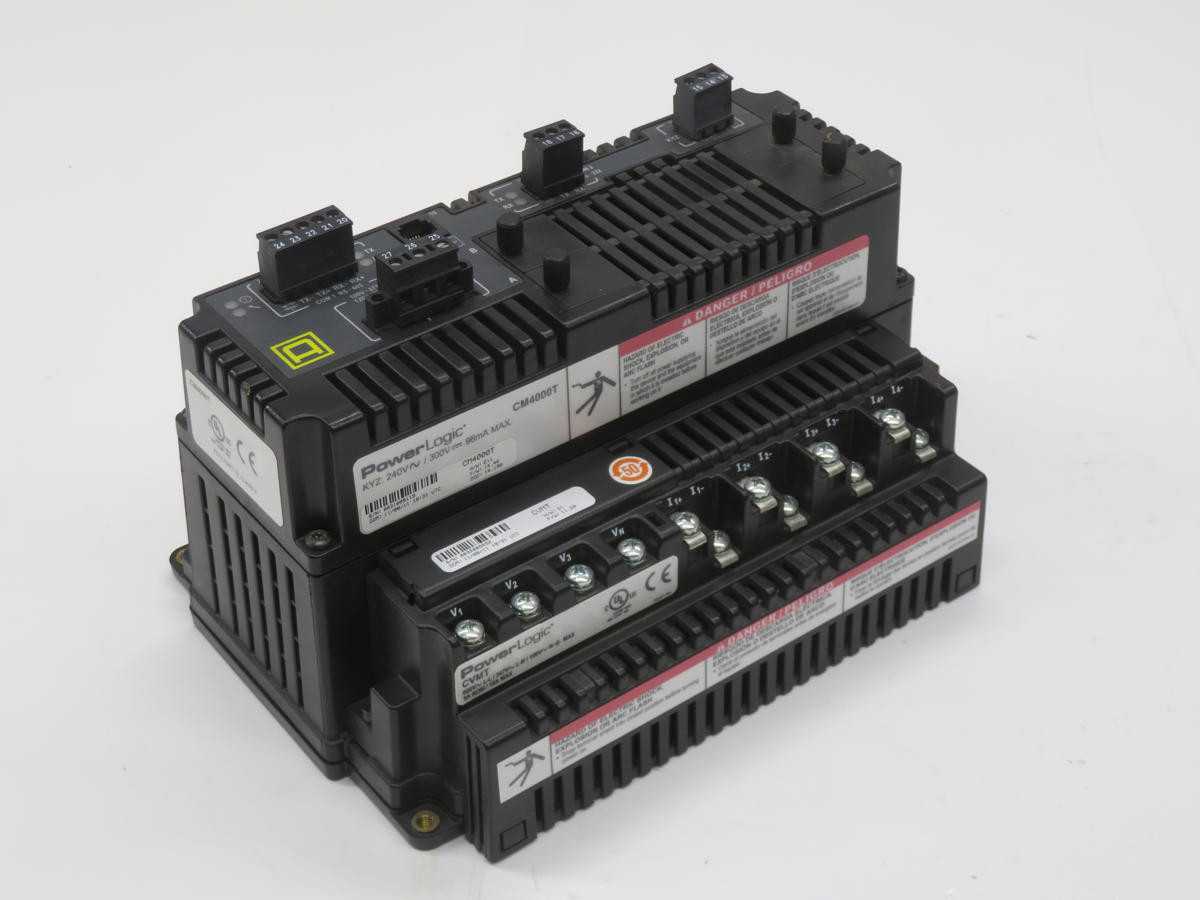 SQUARE D CM4000T POWER MONITOR, 100-277V AC AUX SUPPLY, 50VA AUX POWER, 240-300V AC MEASURE - OPERATOR CONTROLS